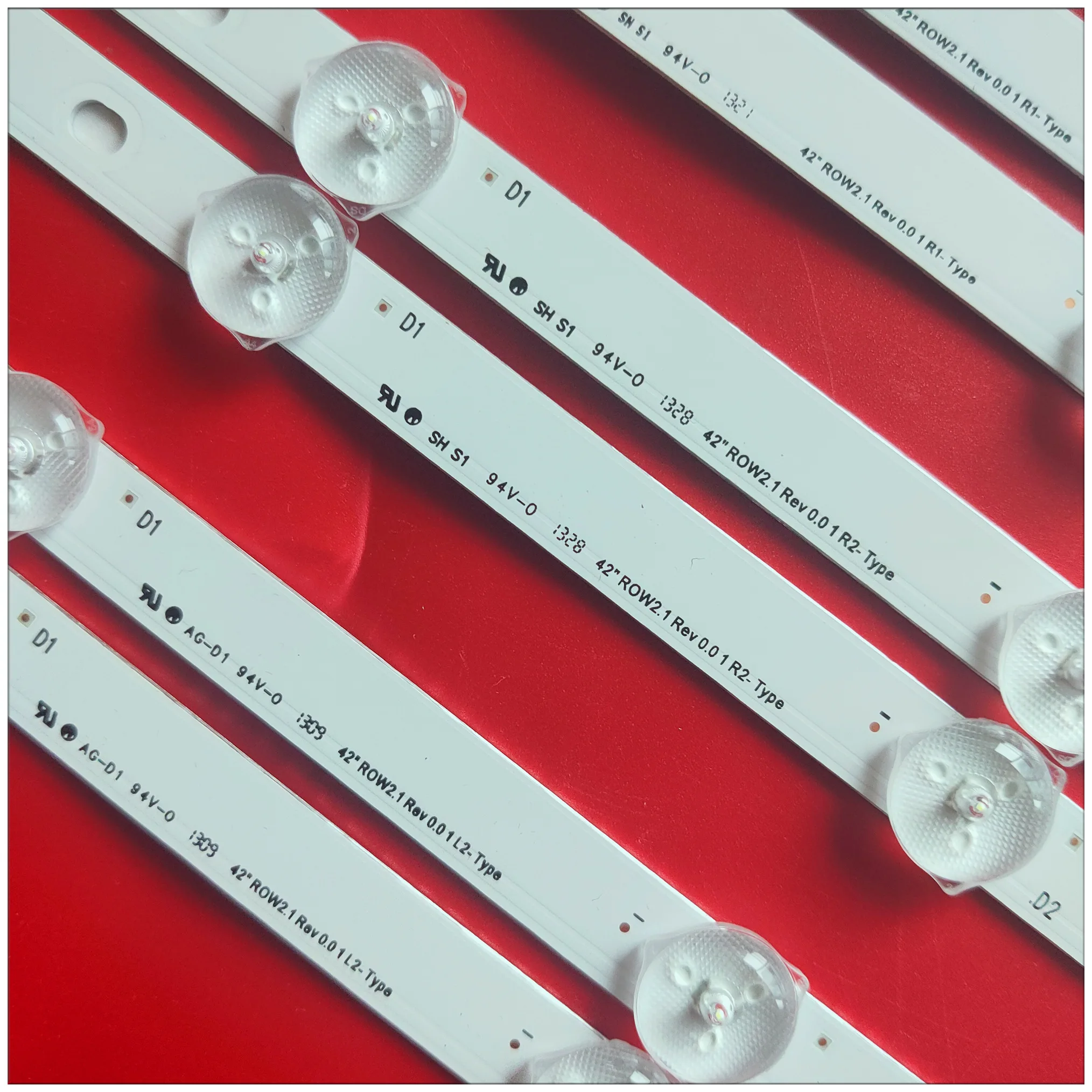 Светодиодная лента для подсветки LG 42LA620S 42LN570S 42LN5400 42LN5700 6916L 1214A 1215A 1216A