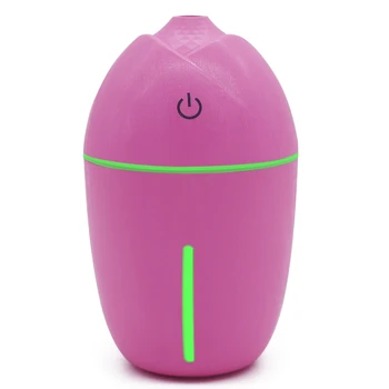 

Ultrasonic Air Humidifier Essential Oil Diffuser Lights Electric Aromatherapy Usb Humidifier Car Aroma Diffuser Rose Red