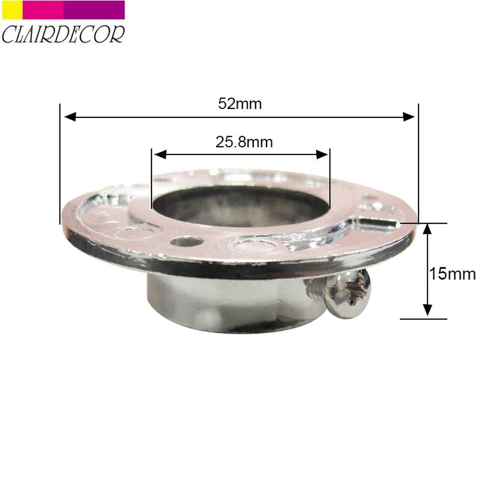 2 шт. вешалка для штор из цинкового сплава диаметр 25 мм|Мебельные аксессуары| |