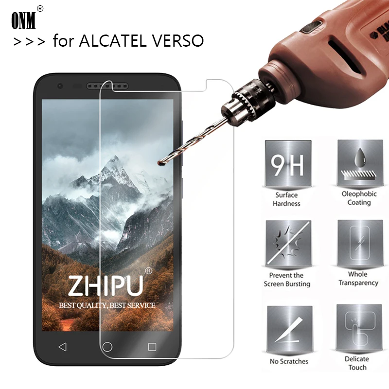 Закаленное стекло для Alcatel idealXCITE 5044R / Verso Cameo Raven LTE A574BL защитная пленка экрана |