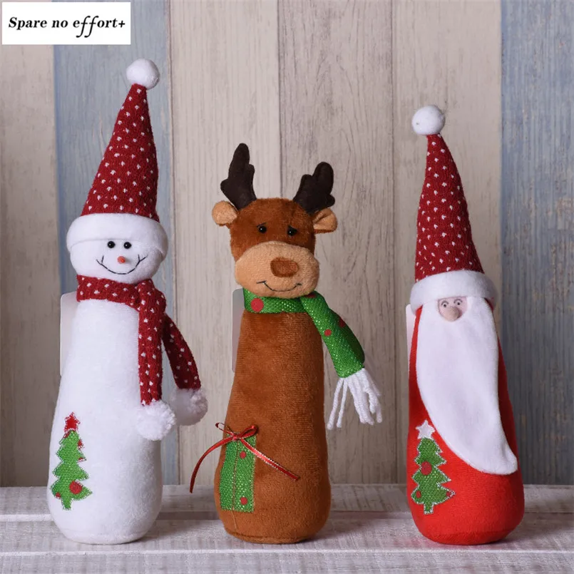 

Christmas Decorations for Home Santa Claus Snowman Elk Dolls Festival New Year Birthday Gifts Standing Figures Xmas Decor Toys