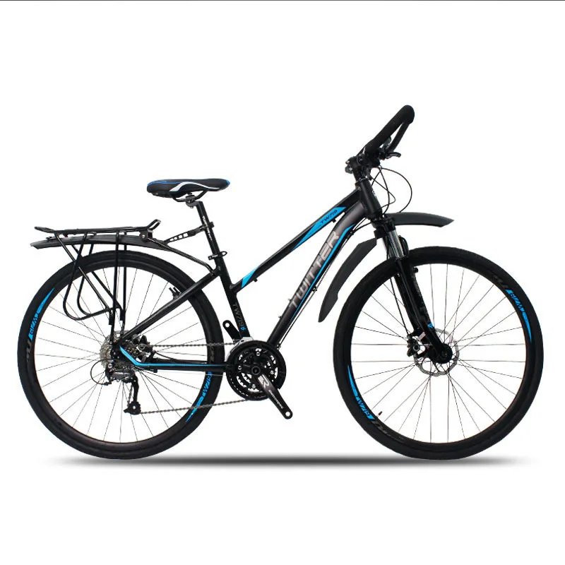 Zute Bike biking Road Travel Bicycle 700C Aluminum Alloy Bicycle 27-Speed Disc Brake Shock Absorber City Commuting carbon bike