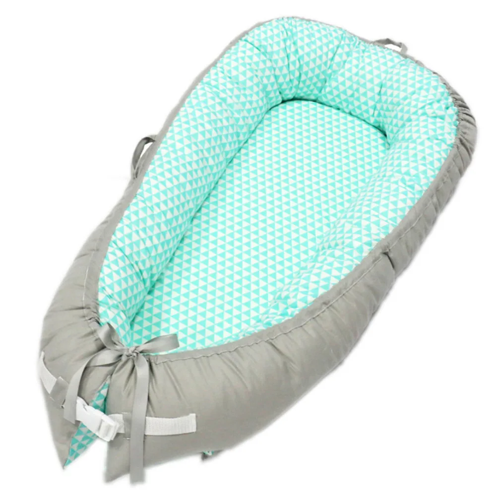 Портативная детская кровать удобная и безопасная маточная кровать съемная и моющаяся детская кровать - Цвет: 4