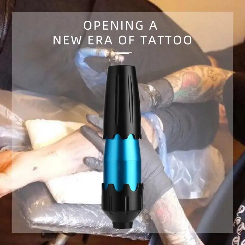 1 шт. Профессиональный синий дракон зуб вращающаяся моторная ручка тату машина боди-арт устройство для татуажа макияж перманентные тату принадлежности