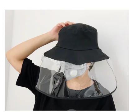 

Protective Bucket Hat Medical Protective Cap Anti-drop Spray Fisherman Cap New Isolation Cap Spot Anti-spatter Hat Anti-virus