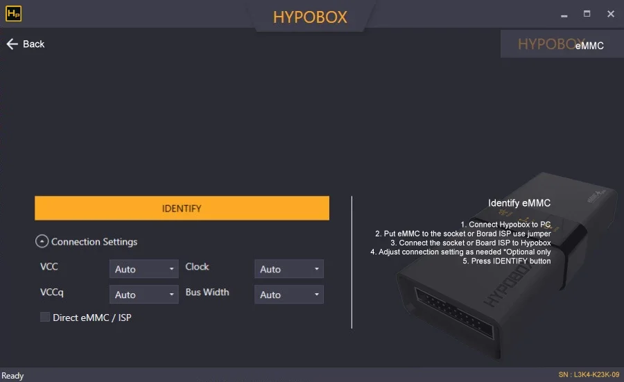 Новая Оригинальная HYPOBOX/HYPO BOX Поддержка eMMC/eMCP, UFS и NAND включает поддержку PCle Pin-out программирования