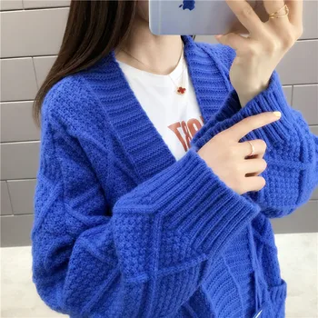

9198 real spring new mid long loose large knitted cardigan 65 -- 1st floor, 11 rows, 1 shelf