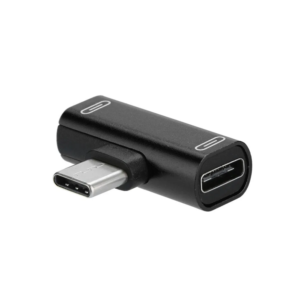 2 Dual type-C адаптер для huawei P30 Pro Xiaomi LG samsung S8 S9 S10 Plus аудио адаптер зарядки 2 в 1