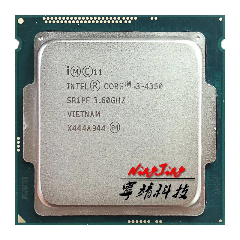 Intel Core i3-4350 i3 4350 3.6 GHz Used Dual-Core Quad-Core CPU Processor  4M 54W LGA 1150