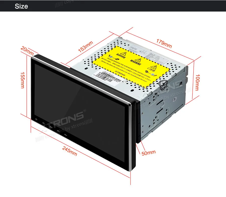 XTRONS 2 Din 10,1 ''Android 9,0 PX5 Восьмиядерный Универсальный Автомобильный DVD Радио стерео плеер gps навигация OBD FM DAB wifi USB Bluetooth