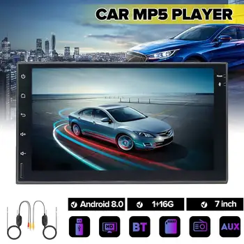 

Car 7 Inch 2 Din Radio bluetooth HD 1024x600 Mp5 Player Universal Car Stereo GPS Navigation Integrated Machine For Android 8.1