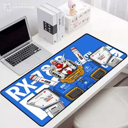 Computador mousepad empresa gundam mesa almofada mouse computador acessórios gamer tapete de borracha gaming portátil mausepad teclado anime quente