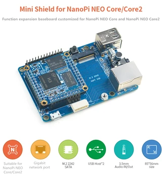 

Mini Shield for NanoPi NEO Core Core2 function expansion board single bottom plate