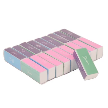 

25pcs/lot Nail Art File Polish Buffer Block Sanding Shiner File 4 sides Nail Art Polisher Manicure Nail File For Nail art tools
