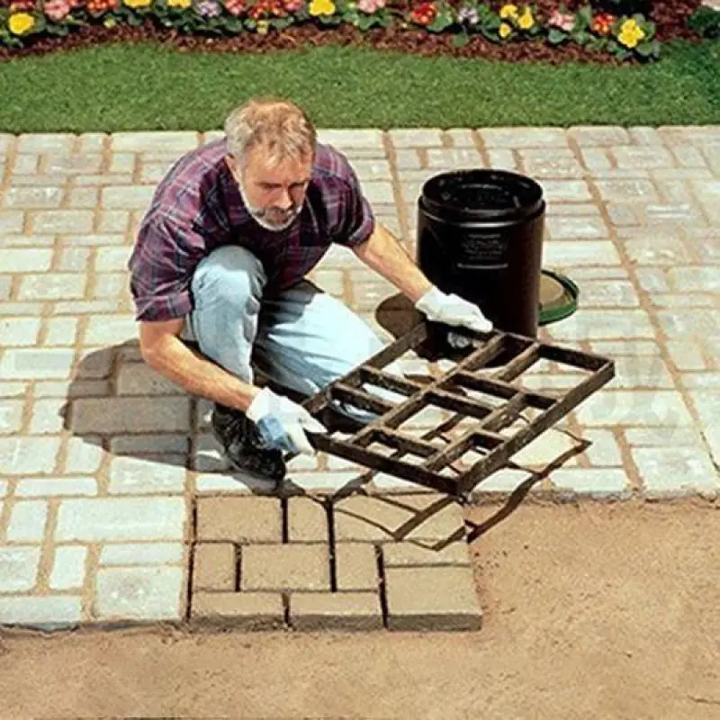 DIY Path Maker Garden Lawn Paving Concrete Mold Garden Floor Road Concrete  Stepping Driveway Stone Path Mold Patio