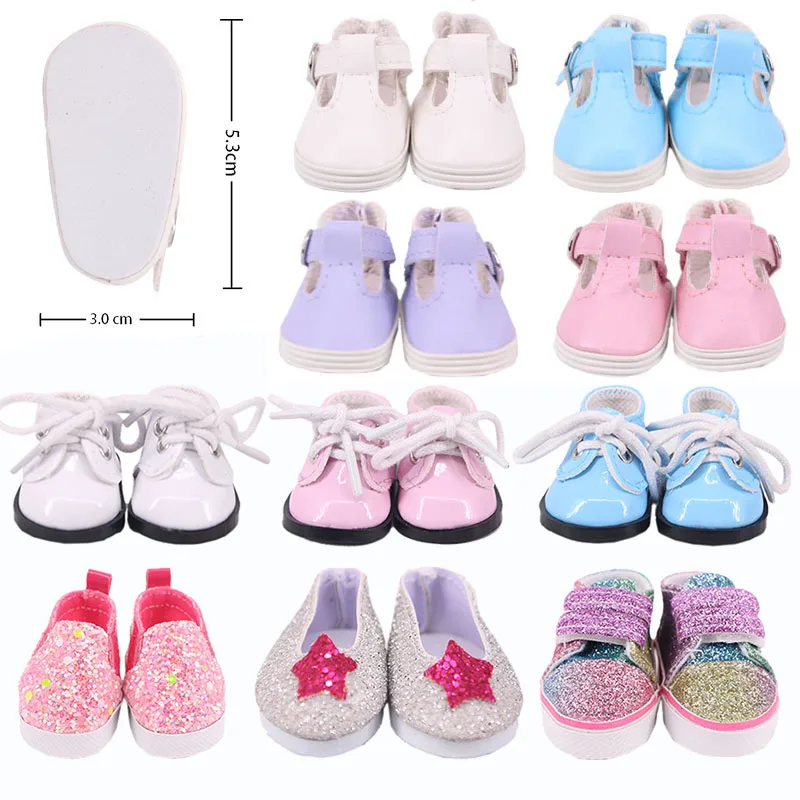 5Cm Doll Shoes For 14.5 Inch Doll&EXO &Paola Reina&1/6 BJD Doll Accessories Generation Girl DIY Toys doll shoes