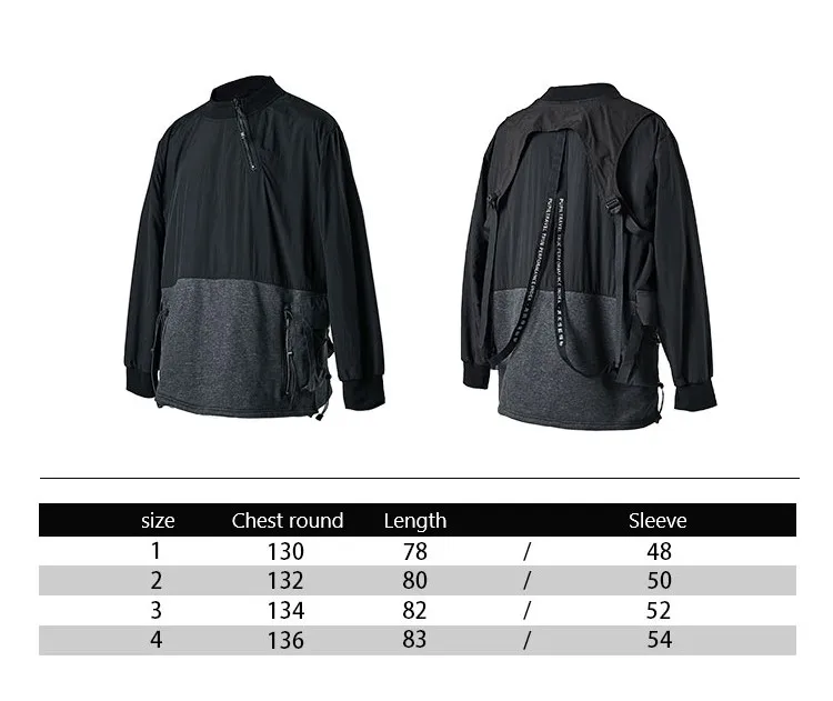 Pupil travel funtional sweater and vest set  side reflective pockets techwear streetwear punk aesthetic futuristic