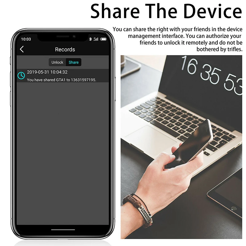 

Waterproof Fingerprint Padlock Smart APP Bluetooth Home Entrance Door Cabinet Drawer Locker Electronic Lock