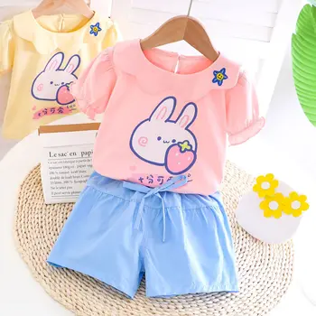 

Girls Sets Summer 2020 BABY'S T-shirt and Shorts