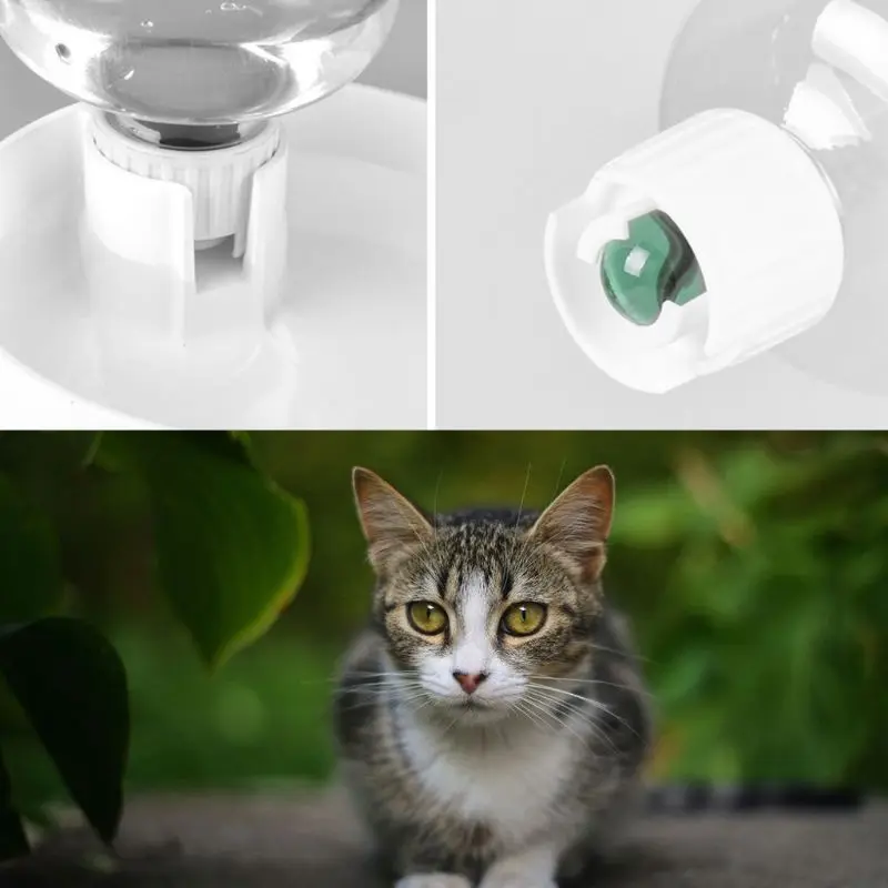Кормушка для кошек и собак миска для домашних животных косой рот еда воды интегрированные двойные миски C63B