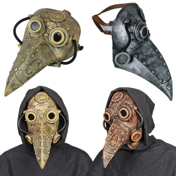 

Bird Beak Plague Doctor Cosplay Mask Halloween Plague Doctor Latex Mask Halloween Cosplay Beak Maske Prop Carnival Halloween