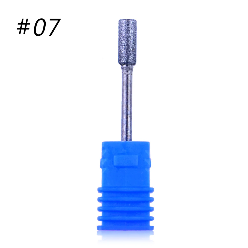 07 20 Types Milling Cutter For Manicure Diamond Nail Drill Bits Rotate Burr Electric Nail Drill Pedicure Remove Tool Accessory - Цвет: 07