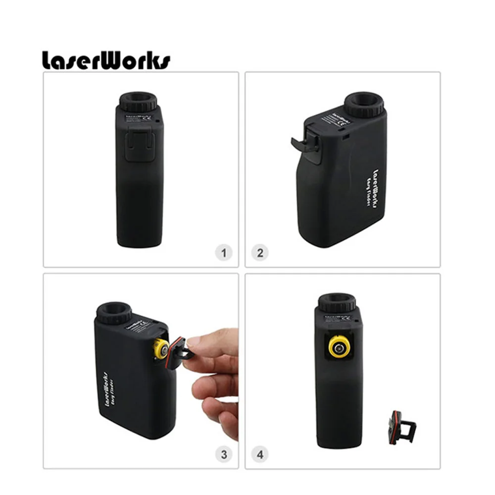 Лазерный дальномер LaserWorks для охоты гольфа черного и камуфляжного цвета 600 1500 м с