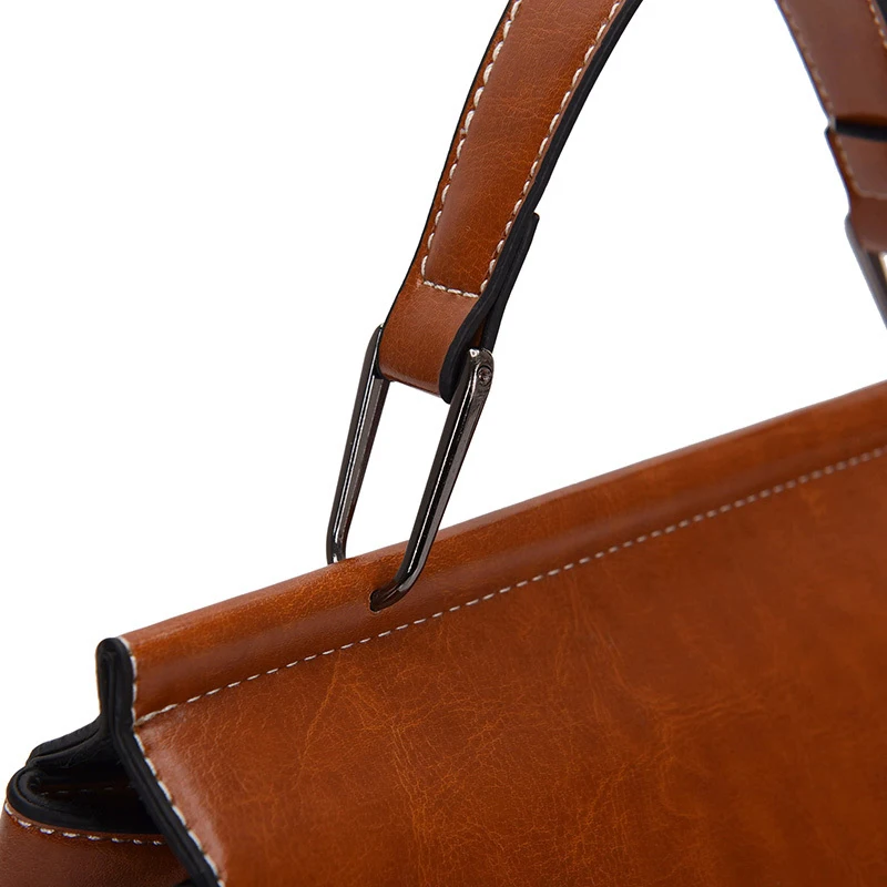 Черная кожаная женская сумка на плечо, Большая вместительная сумка, независимая сумка, две сумки для хранения, на молнии, скрытый карман, женские сумки