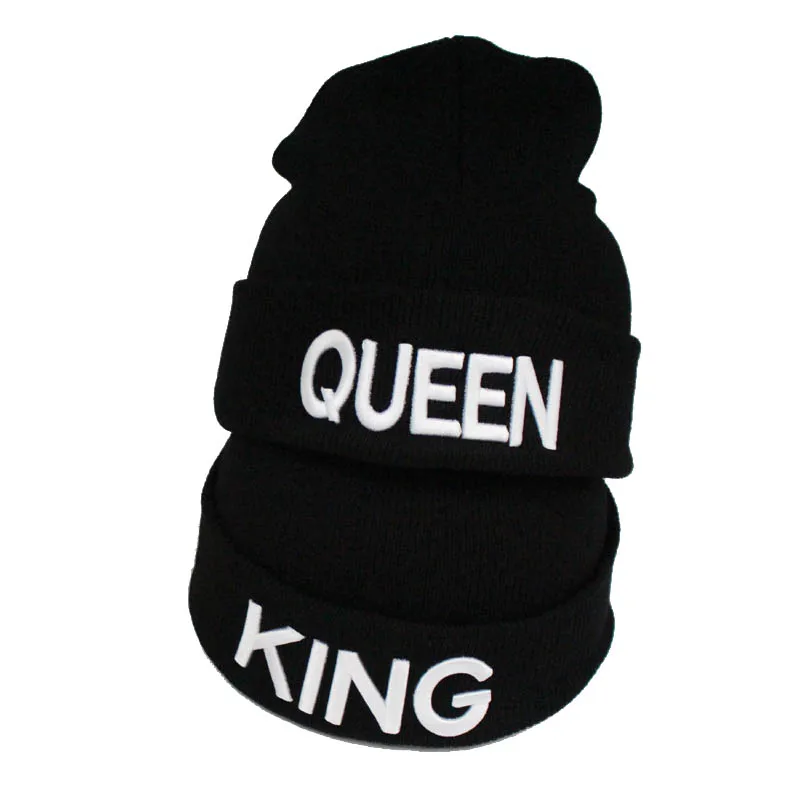 Облегающие шапки QUEEN KING для мужчин и женщин повседневная трикотажная шапка с 3D