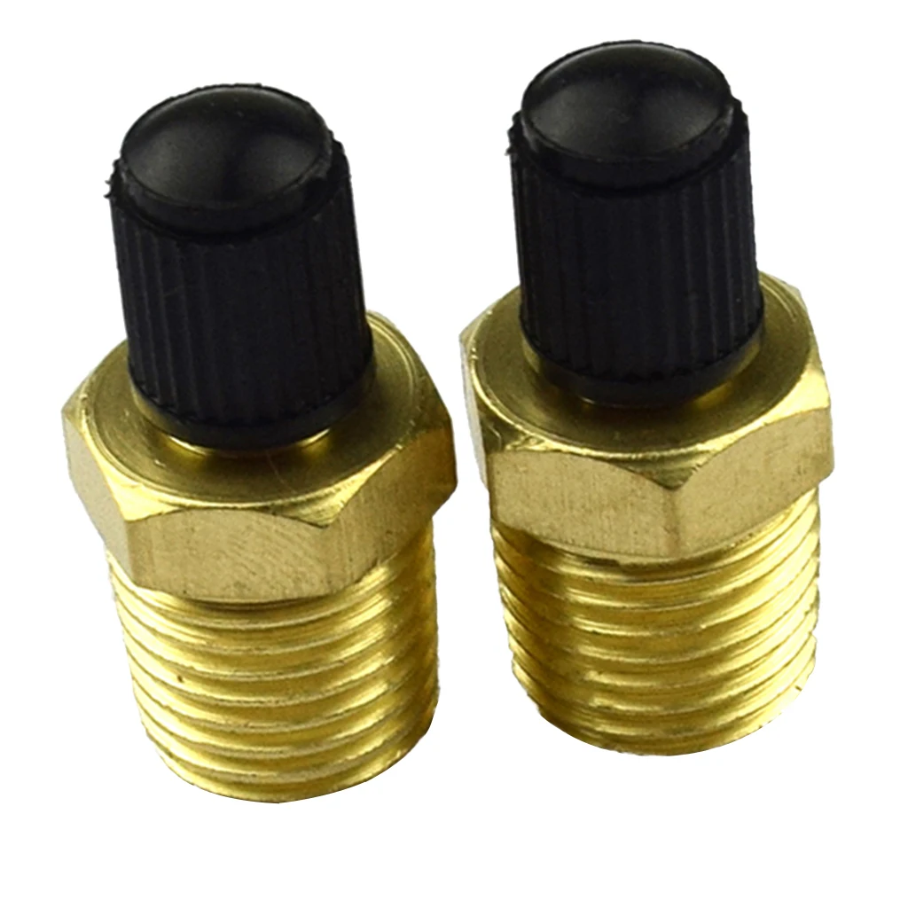 6pcs 1/4" NPT Brass Air Compressor Tank Fill Valve Schrader Screw Stype
