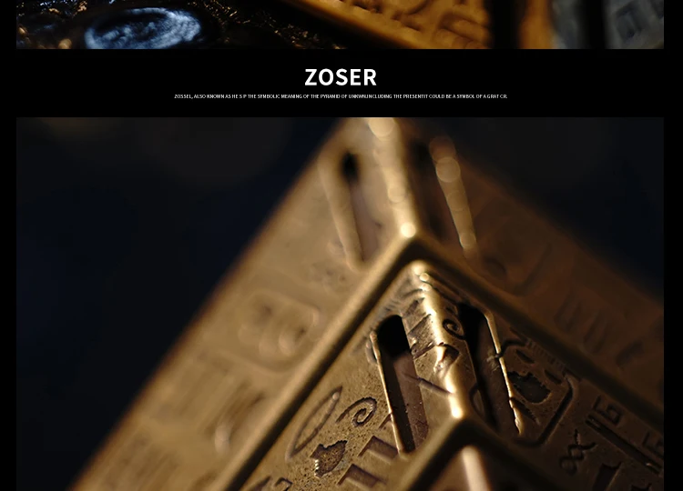 EDC Пирамида Настольный гироскоп ZOSER латунь настольное украшение автомобиля гироскоп