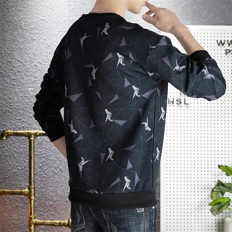 2020 New Sweatshirt Men Hoodie Crewneck Sweatshirts Spring Hoody Ugly Printed Streetwear Male Japan Korean Style Plus SIze 4XL 18