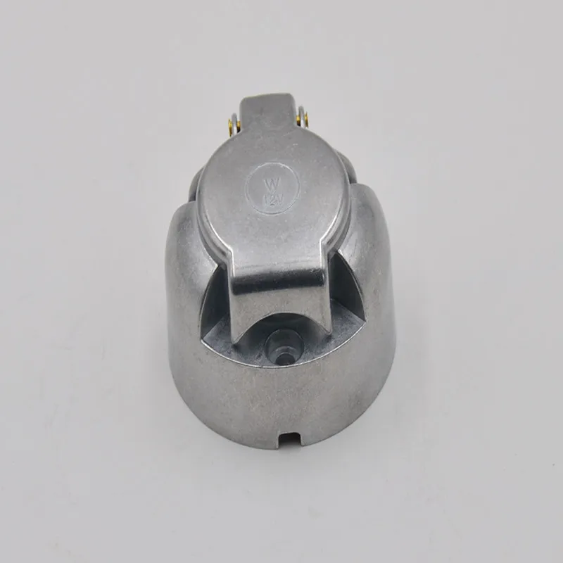 

HT3004 7 pins 12N Towing Metal Caravan Electric Punctuation Wagon Plugin Car Hook Tow Accessory to Chrome Car