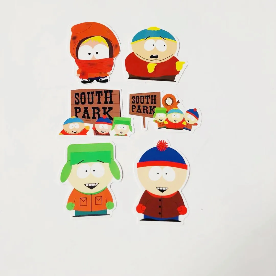 Southpark Южная парк клейкая бумага планшет скейтборд мобильный телефон компьютер водостойкая клейкая бумага Внешняя торговля Горячая