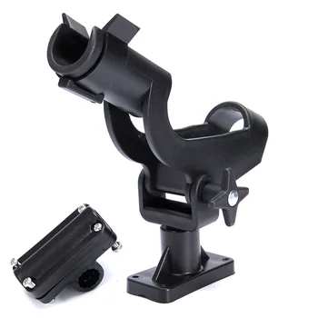 

2PCS Adjustable Side Rail Mount Kayak Boat Fishing Pole Rod Locking Holder Tackle