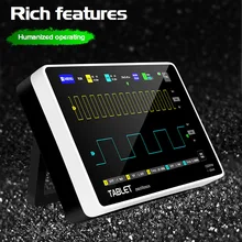 

FNIRSI 1013D Digital Tablet Oscilloscope Professional Dual Channel 100MHz Bandwidth 1GS Sampling Rate Mini Digital Oscilloscope