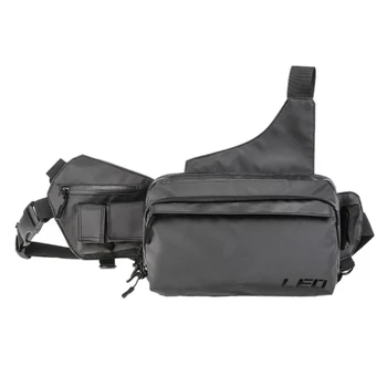

LEO 3.7L 3-Layer Large Capacity Durable Fishing Bag EVA Waterproof Fabric Fish Gear Sequins Fishing Tackle Storage Bags