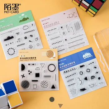

Cute Stamp Rubber Transparent Silicone Seal for DIY Scrapbooking Photo Album Decorative Stamp Crafts School Office Supplies
