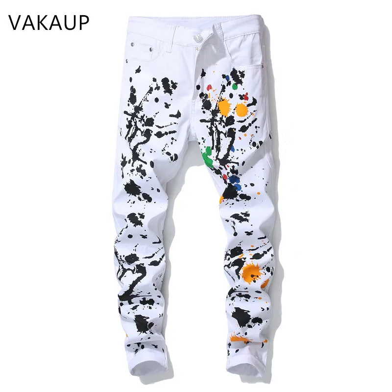 graffiti painted jeans