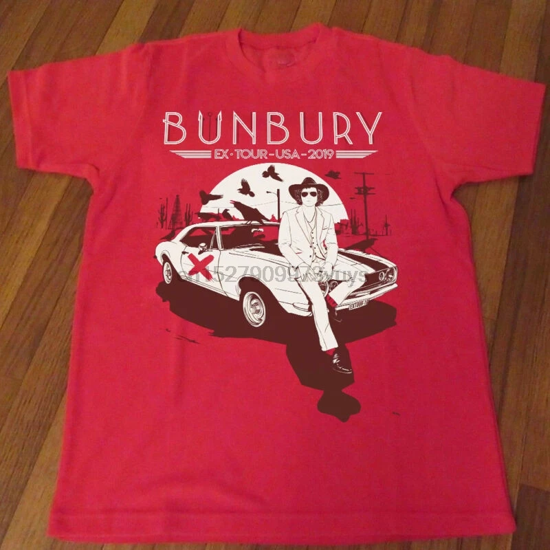 Красная футболка BUNBURY Ex Tour USA 2019|Футболки| |