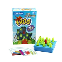 Grenouille Peg Solitaire Brain Logic Game Puzzle Box Jeu Educatif Enfant Enfants Jouets Pour Filles Garçons 2 4 5 6 7 Ans