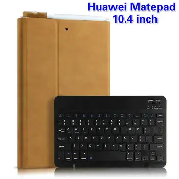

WiFi Bluetooth Keyboard Case For Huawei Matepad 10.4'' BAH3-AL00 BAH3-W09 Detachable Tablet Accessories Leather Cover Funda