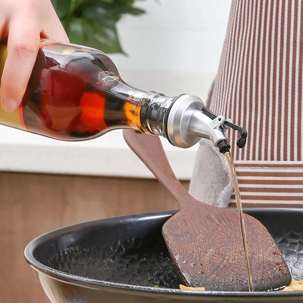 4 pezzi Tappo per bottiglia di olio Tappo di chiusura Sigillo Accessori da cucina Ugello in gomma per uso alimentare a prova di perdite Dispenser per vino Strumento da bar_voghion.com