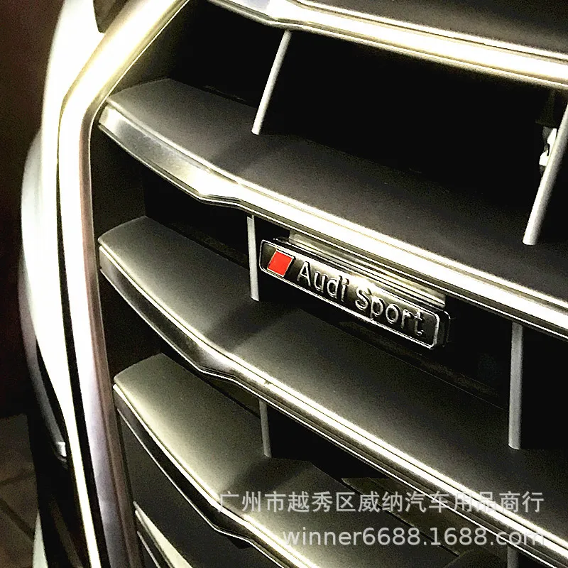 Подходит 18-Audi спортивная версия автомобиля логотип Audi SPORT Tag решетка новая A4L A6L Q3 только
