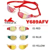 NEW YINGFA Y689AFV PROFESSIONAL SWIMMING GOGGLES COMPETITION TRAINING RACING ANTI-FOG UV PROTECTION BLACK BLUE ORANGE YELLOW 1