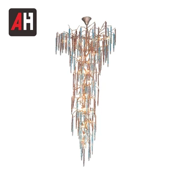 

Dining Room Copper American Style Arabic Country French Branch Led Ceiling Light