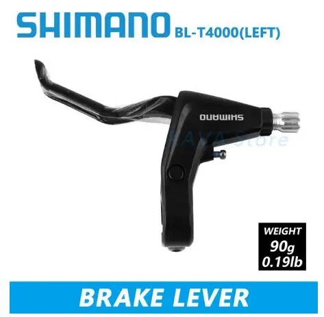 only black left Shi mano BL T4000 велосипедные V тормозные рычаги велосипедные v Тормозные ручки 22,2 мм для шоссейного горного складного велосипеда аксессуары - Цвет: only black left