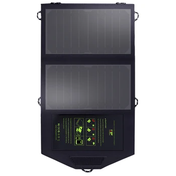 

Allpowers Solar Panel 10W 5V Solar Charger Portable Solar Battery Chargers Charging for Phone for Hiking Etc. Outdoors