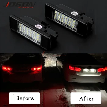 

Rear License Plate Light For Peugeot 1007 207 307 308 3008 406 407 508 607 For Citroen C2 C3 C4 C5 C6 C8 DS3 LED Trunk Number