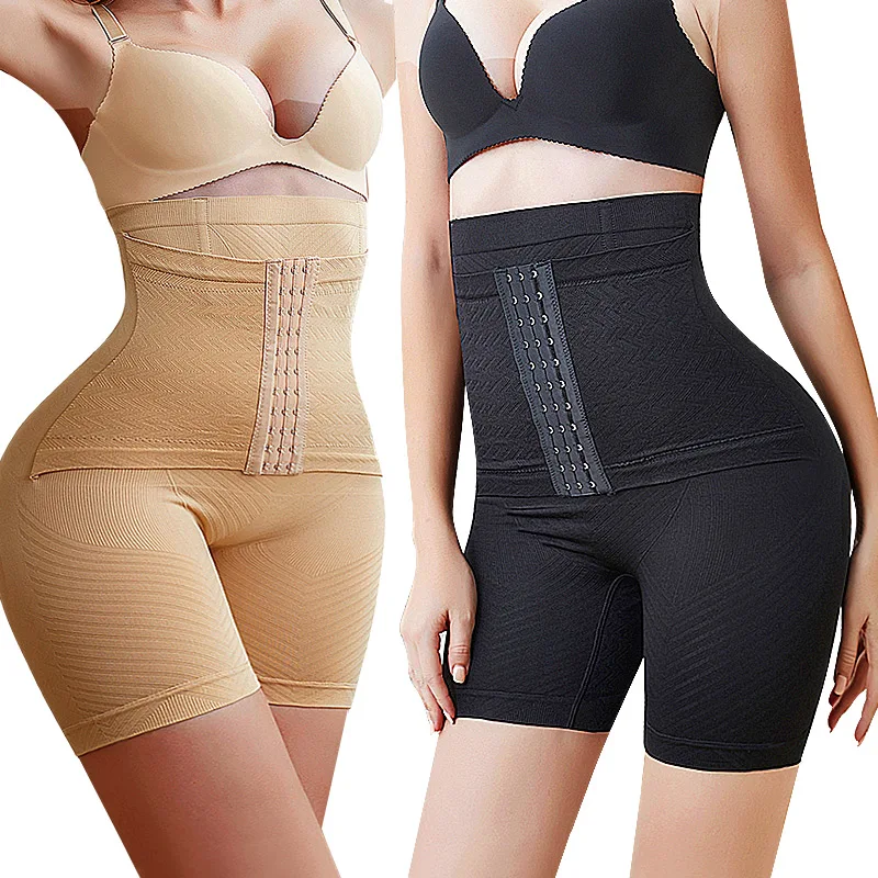 Fashion Women High Waist Shaping Slimming Tummy Belly Control Underwear  Breasted Lifter Body Shaper Thighs Lace Fajas